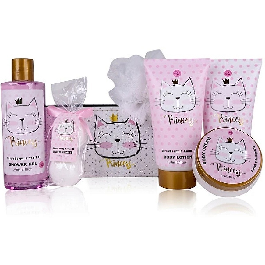 Accentra Princess Kitty Glitter Bag Gift Set – 2