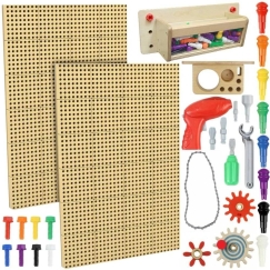 MASTERKIDZ STEM mounting boards 2 x 120 x 80 cm + XXL accessory set