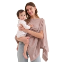MOMCOZY NURSING HOODIE, BROWN MOMCOZY NURSING HOODIE, BROWN