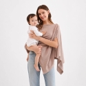 MOMCOZY NURSING HOODIE, BROWN MOMCOZY NURSING HOODIE, BROWN