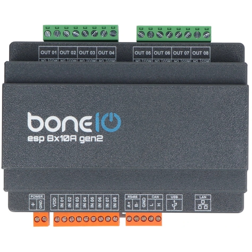 boneIO ESP 8x10A gen2 – nutikas juhtpaneel – Home Assistant / ESPHome – 2
