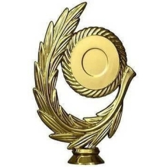 Tryumf Plastic Figure General - 50mm Gold, Plastic with Crown F78/G