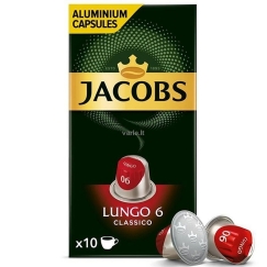 Kavos kapsulės JACOBS Lungo 6 Classico, 52 g