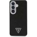 Guess Fixed Glitter Triangle MagSafe Case for Samsung Galaxy S26 in Black