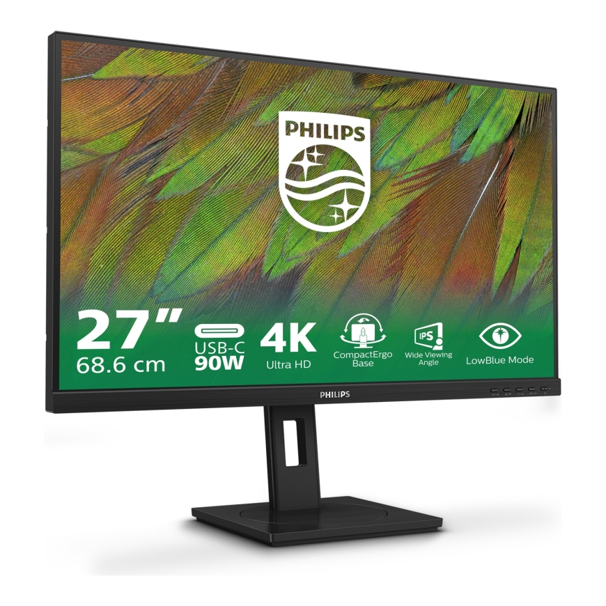 Philips 3000 series 27B1U3900/00 computer monitor 68.6 cm (27") 3840 x 2160 pixels 4K Ultra HD LCD B – 3
