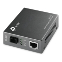 TP-Link MC111CS tīlkla mediju pārveidotājs 100 Mbit/s Viens režīms Melns TP-Link MC111CS tīlkla mediju pārveidotājs 100 Mbit/s Viens režīms Melns