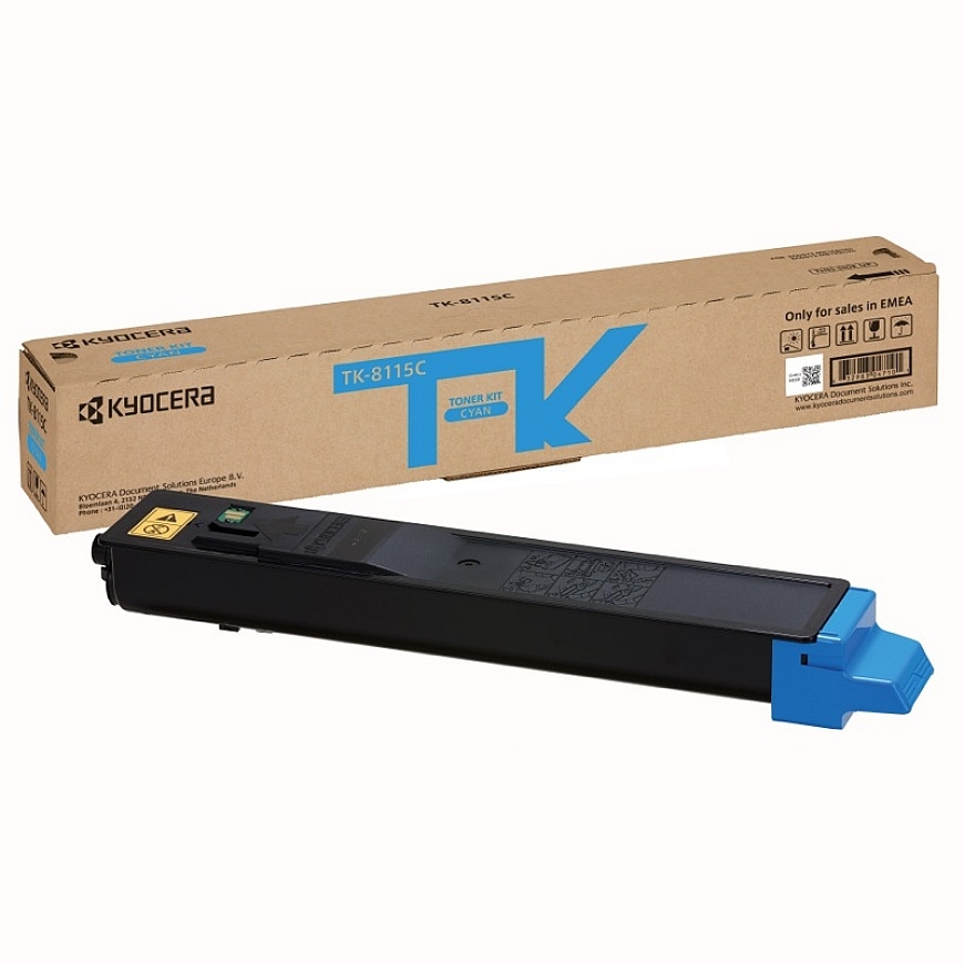 KYOCERA TK-8115C toonerikassett 1 tk Originaal Tsüaan
