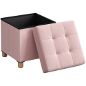 Folding Ottoman with Storage Spacetronik SFFSB0002PP