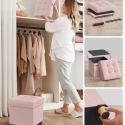Folding Ottoman with Storage Spacetronik SFFSB0002PP