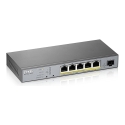 Zyxel GS1350-6HP-EU0101F network switch Managed L2 Gigabit Ethernet (10/100/1000) Power over Ethernet (PoE) Grey