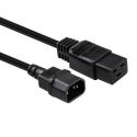 Lindy 2m C14 to C19 Mains Extension Cable, Black