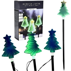 Koopman Decorative Christmas Lights Outdoor Path STICK 3 pcs. Christmas TREE MIRROR