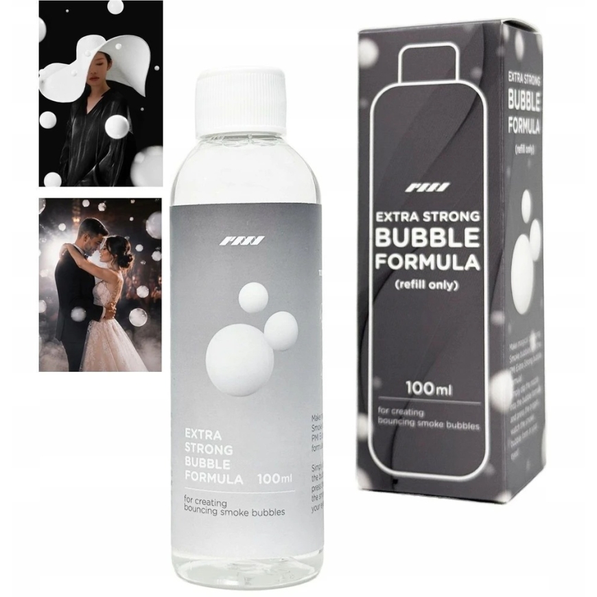P.M.I Smoke Generator Fluid Pmi Bubble Machine Bubble + Smoke 100ml / Extra Strong Bubble Formula Refill Only 100ml – 5