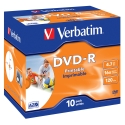 Verbatim 43521 neįrašytas DVD diskas 4,7 GB DVD-R 10 vnt Verbatim 43521 neįrašytas DVD diskas 4,7 GB DVD-R 10 vnt