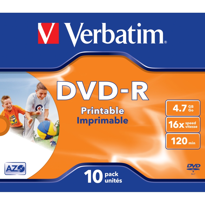 Verbatim 43521 tühi DVD 4,7 GB DVD-R 10 tk – 2