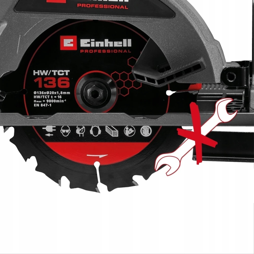 Einhell TP-CS 18/136-C LI BL - aku ringlõikur koos aku ja laadijaga – 3