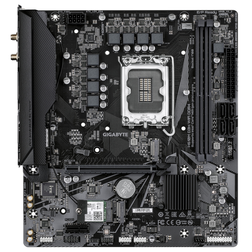 GIGABYTE H610M D3H WIFI DDR4 motherboard – 2