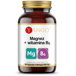 Yango Magnez + vitamīns B6 uztura bagātinātājs 90 kapsulas