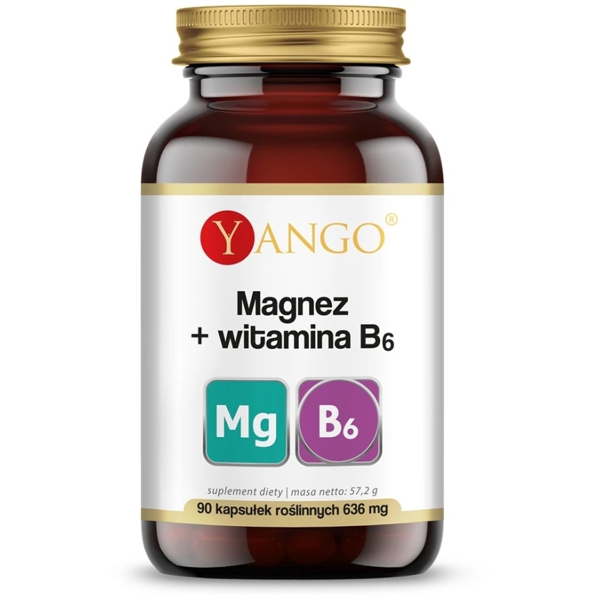 Yango Magnez + B6-vitamiini ravintolisä 90 kapselia