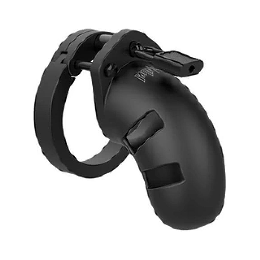 Mancage By Shots 20 model – beauty – 3.5""" – silicone cock cage – black