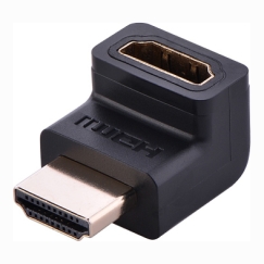 Ugreen 20110 kabeļu spraudņu pāreja HDMI Melns, Zelts