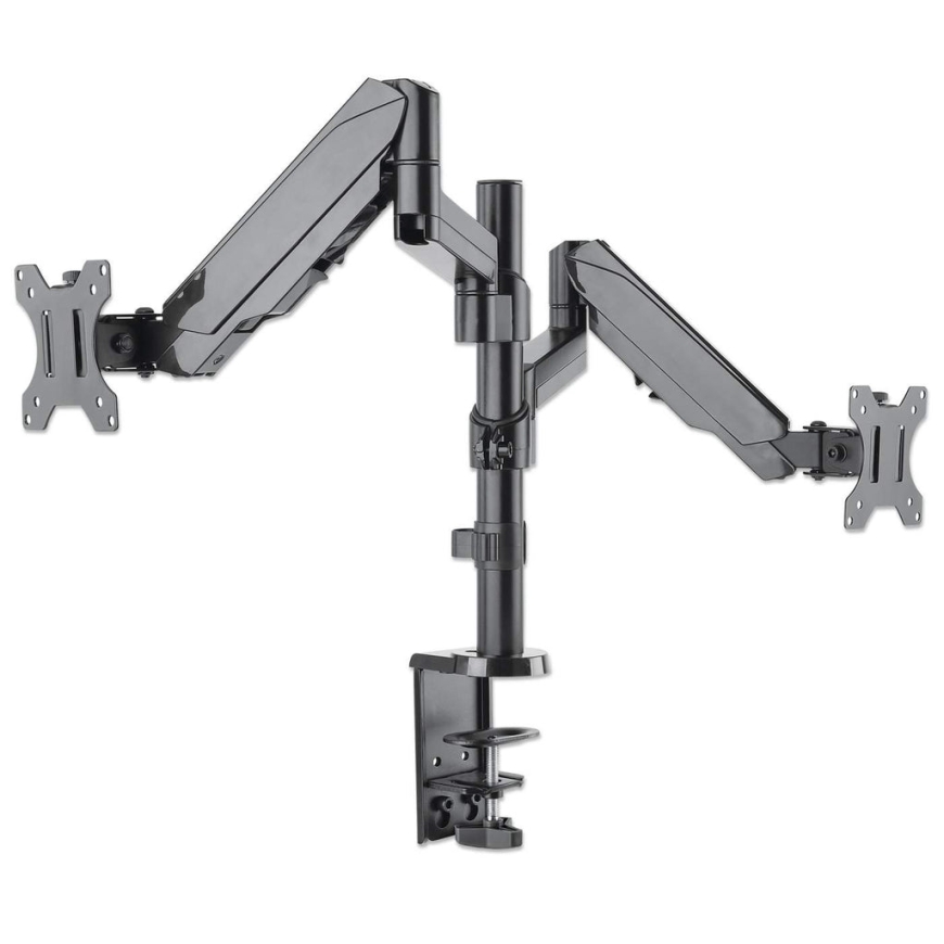 Manhattan 461597 monitora stiprinājums un statīvs 81,3 cm (32") Galds Pelēks – 3