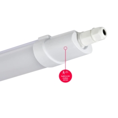 Led Line Lite Hermetic Light with MW Motion Sensor TRI-PROOF, 230Vac, 45W, 5400lm, 150cm, IP65, 4000K, LINIX