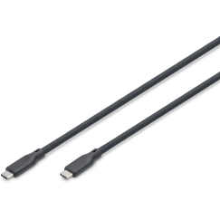 Digitus USB Silicone Cable, USB4 version 2.0, USB 80 Gb/s, 1.5 m, black
