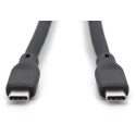 Digitus USB Silicone Cable, USB4 version 2.0, USB 80 Gb/s, 1.5 m, black