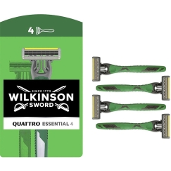 Vienkartilised Wilkinson Sword Quattro Essential 4 pardlid, 4 tk.