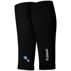 Pulsaar Active calf and shin compression wraps with germanium, 2 pcs, black, 4212 (S)