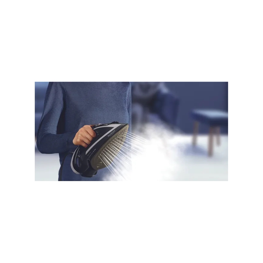 Tefal Puregliss FV8062E0 iron Dry & Steam iron Durilium AirGlide Autoclean soleplate 3000 W Black, G – 2