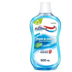 Aquafresh Fresh&Minty ополаскиватель для рта 500 мл