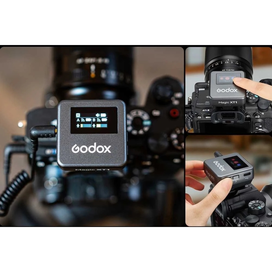 Audio Equipment - Godox Magic XT1 (combo) wireless microphone system 2.4GHz – 2
