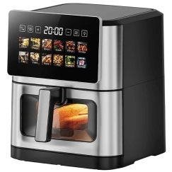 Hot Air Fryer Zyle ZY082DUALW, with Dual Heating Element, 1800 W