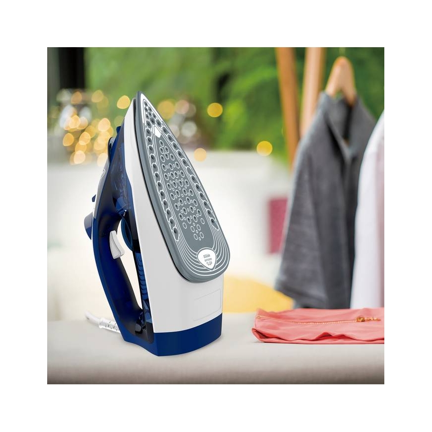 Tefal FV2838 Dry & Steam iron Cerilium soleplate 2400 W Blue, White – 5