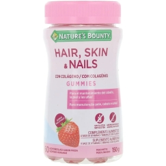 Natures Bounty MATUS, ĀDA UN NAGI GUMIJAS 60 kapsulas