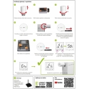 "Carruzzo ENGO Controls" smart heating complex "White" (E25-BATW-4 + ETRV-M30)