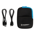 Kingston Technology IronKey Vault Privacy 80 960 GB C tipo USB 3.2 Gen 1 (3.1 Gen 1) Mėlyna Kingston Technology IronKey Vault Privacy 80 960 GB C tipo USB 3.2 Gen 1 (3.1 Gen 1) Mėlyna