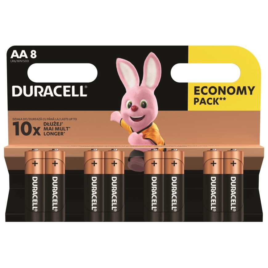 Duracell Šarmines baterijas AA, 1