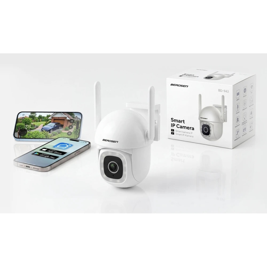 Berdsen BD-943 external rotating 5MP WiFi IP camera – 5