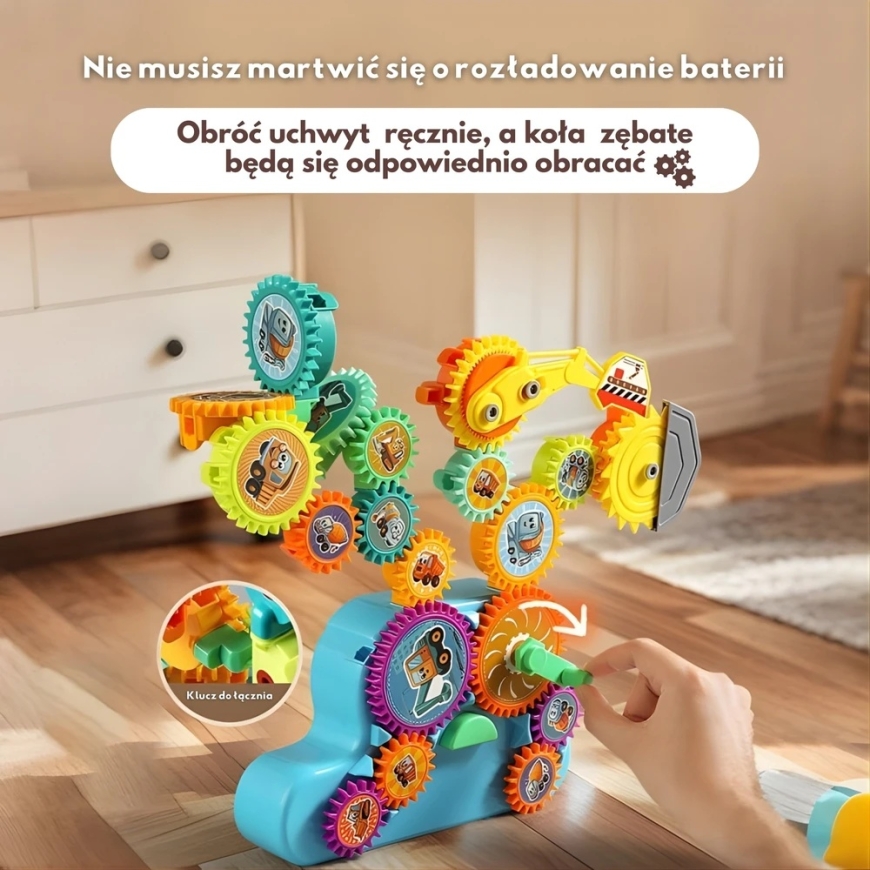 WOOPIE interactive building blocks Gears 18 pcs. – 2