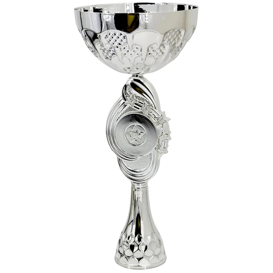 METALINIS PUCHARAS Sidabrinis 28,5CM TRYUMF