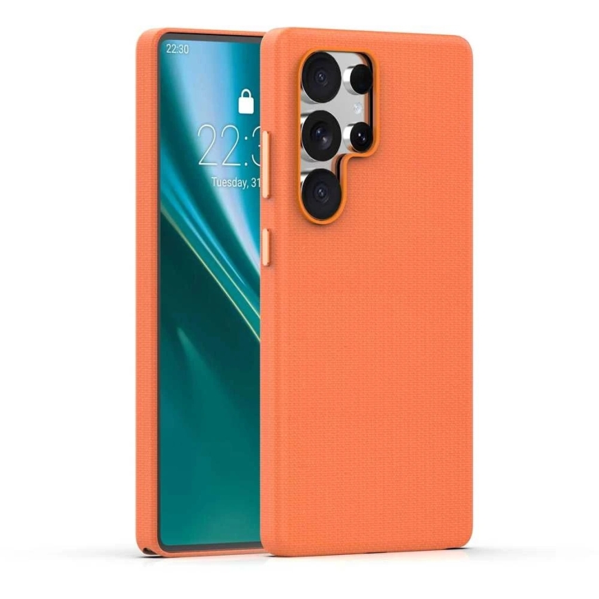 Etteri Elegant Mag Case for Samsung Galaxy S25 Ultra, Orange