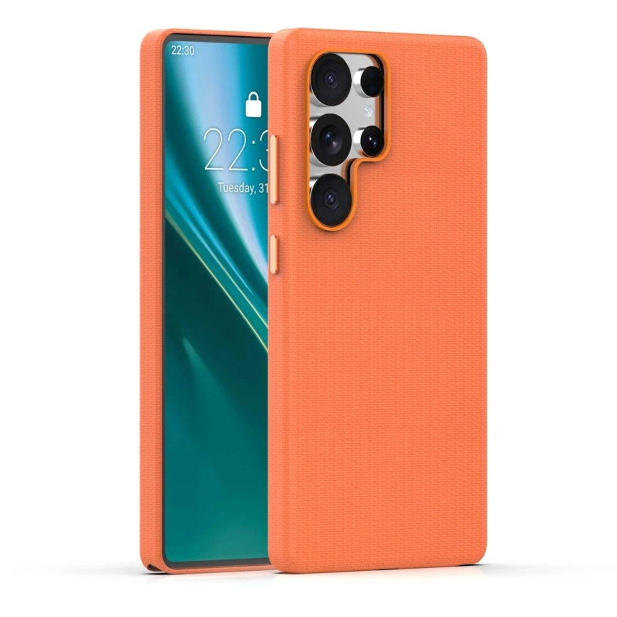 Etteri Elegant Mag Case for Samsung Galaxy S25 Ultra, Orange – 2