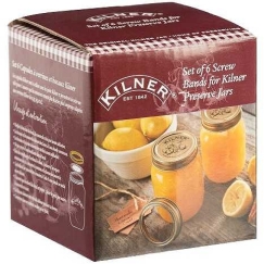 Kilner Rayware Group KIL-Set of 6 Jar Lids, Preserving Jars