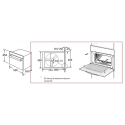 Built-in compact oven Berk BOW-16441TCGBL/M Built-in compact oven Berk BOW-16441TCGBL/M