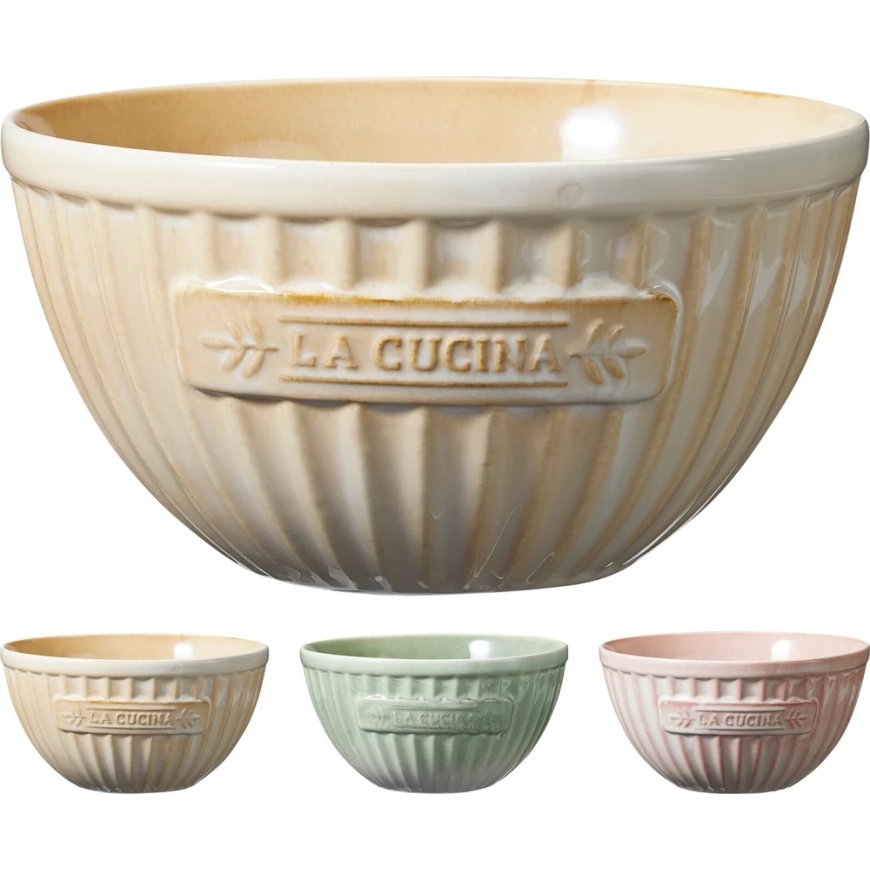 Mondex Stoneware Bowl 2000 ml, 3 types