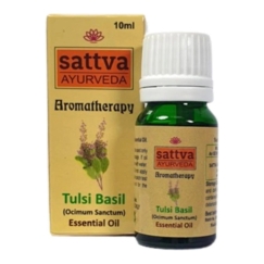 Šventojo baziliko eteriline õli Tulsi, Sattva Ayurveda, 10ml