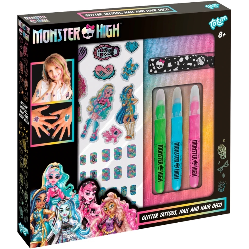 TOTUM MONSTER HIGH radošs nagu, ķermeņa
